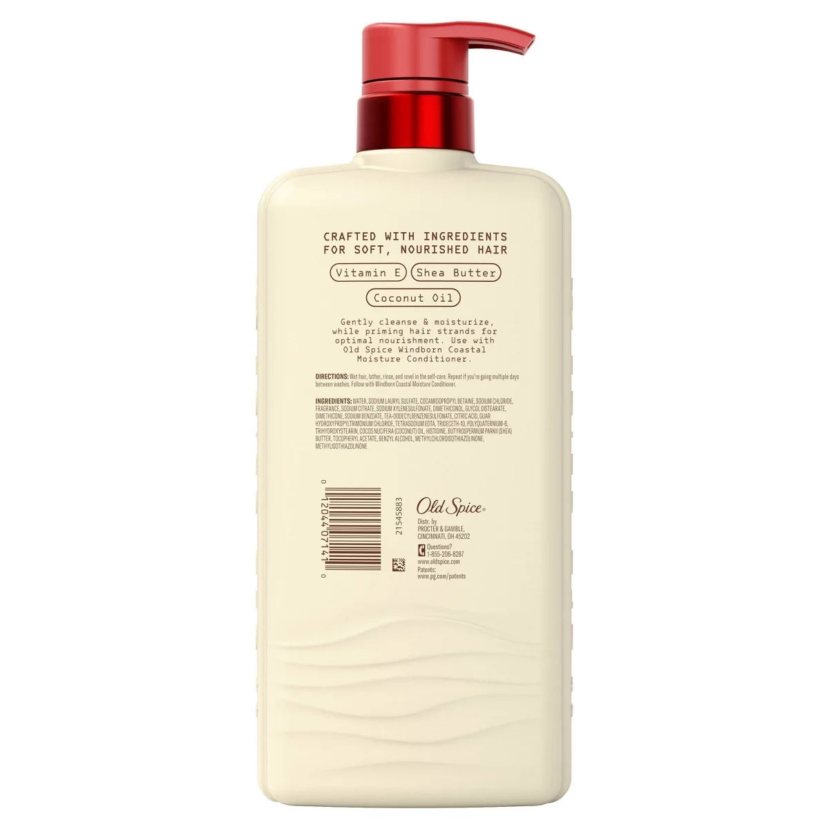 Old Spice Windborn Coastal Moisture Vanilla Shampoo - 20 fl oz