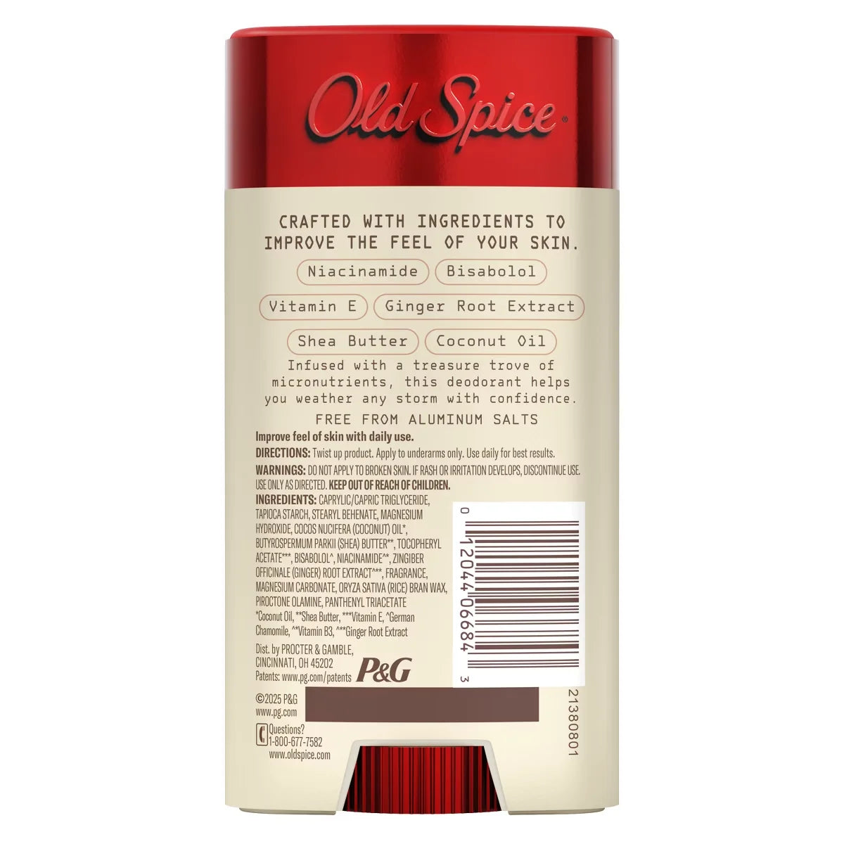 Old Spice Men's Aluminum-Free All Day Freshness Windborn Collection Deodorant - Paradise Coconut - 3oz