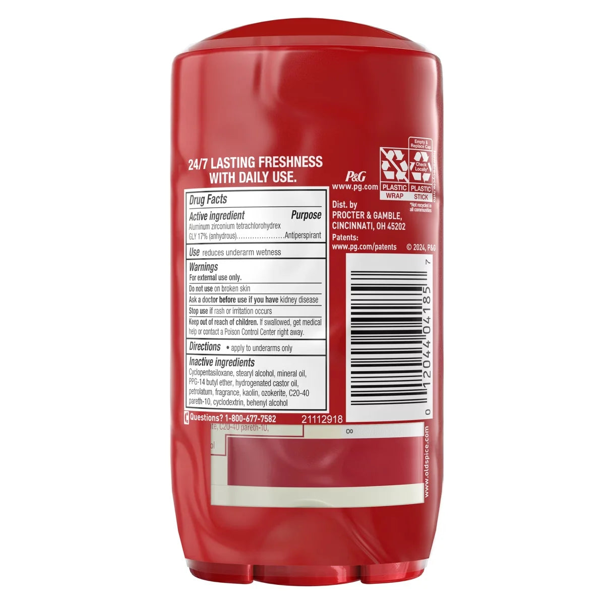 Old Spice Men's Timber with Sandalwood Antiperspirant Deodorant - 2.6oz