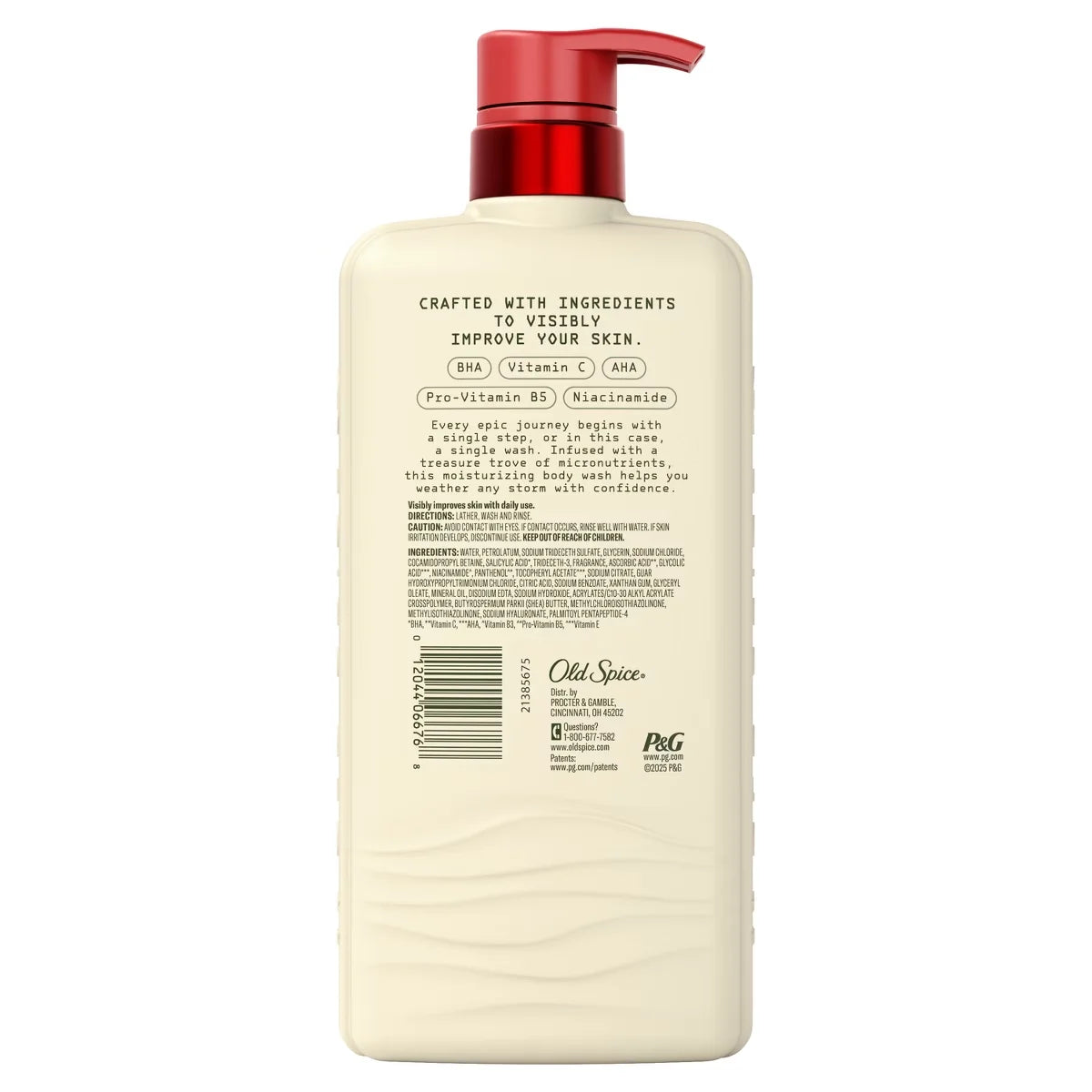 Old Spice Windborn Collection Men 's Body Wash for Oily Skin - Ocean Citrus - 20 fl oz: Moisturizing, Basic Cleansing, Contains Vitamin E