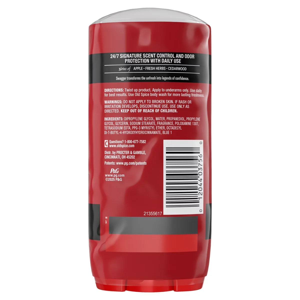 Old Spice Red Collection Swagger Deodorant - 3oz