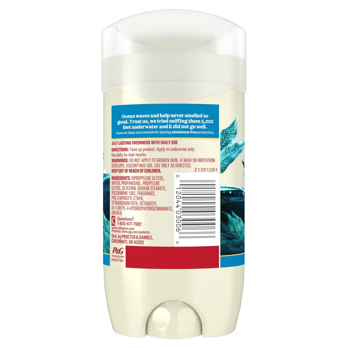 Old Spice Fresh Collection Deodorant Deep Sea Ocean Elements - 3oz
