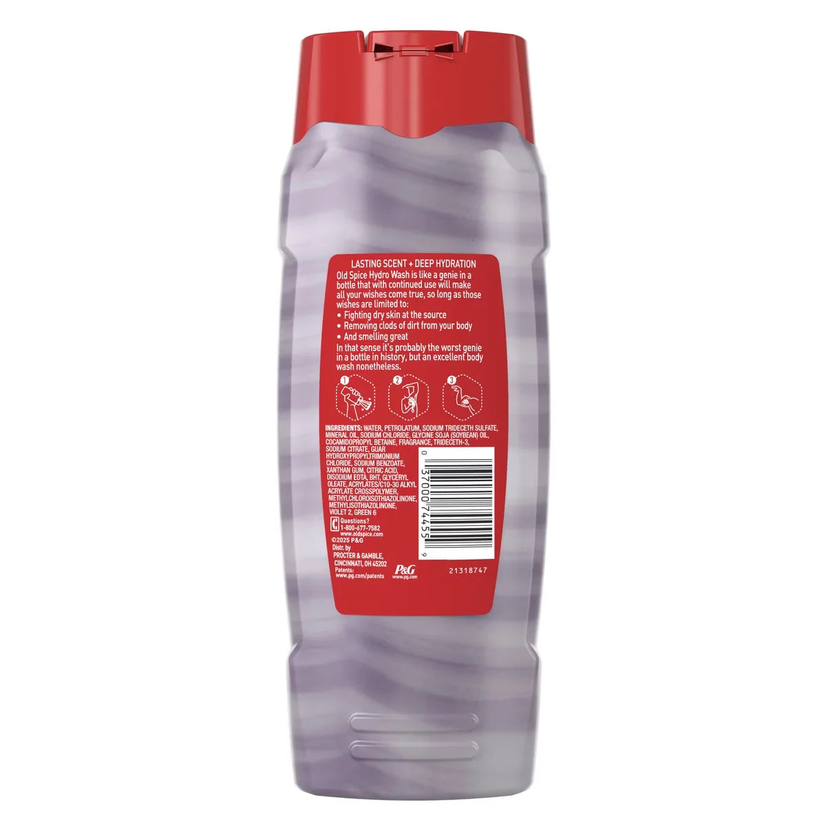 Old Spice Men's Moisturizing Hydro Body Wash - Swagger Scent - 21 fl oz: Liquid, Whole Body, Normal Skin, Deep Hydration