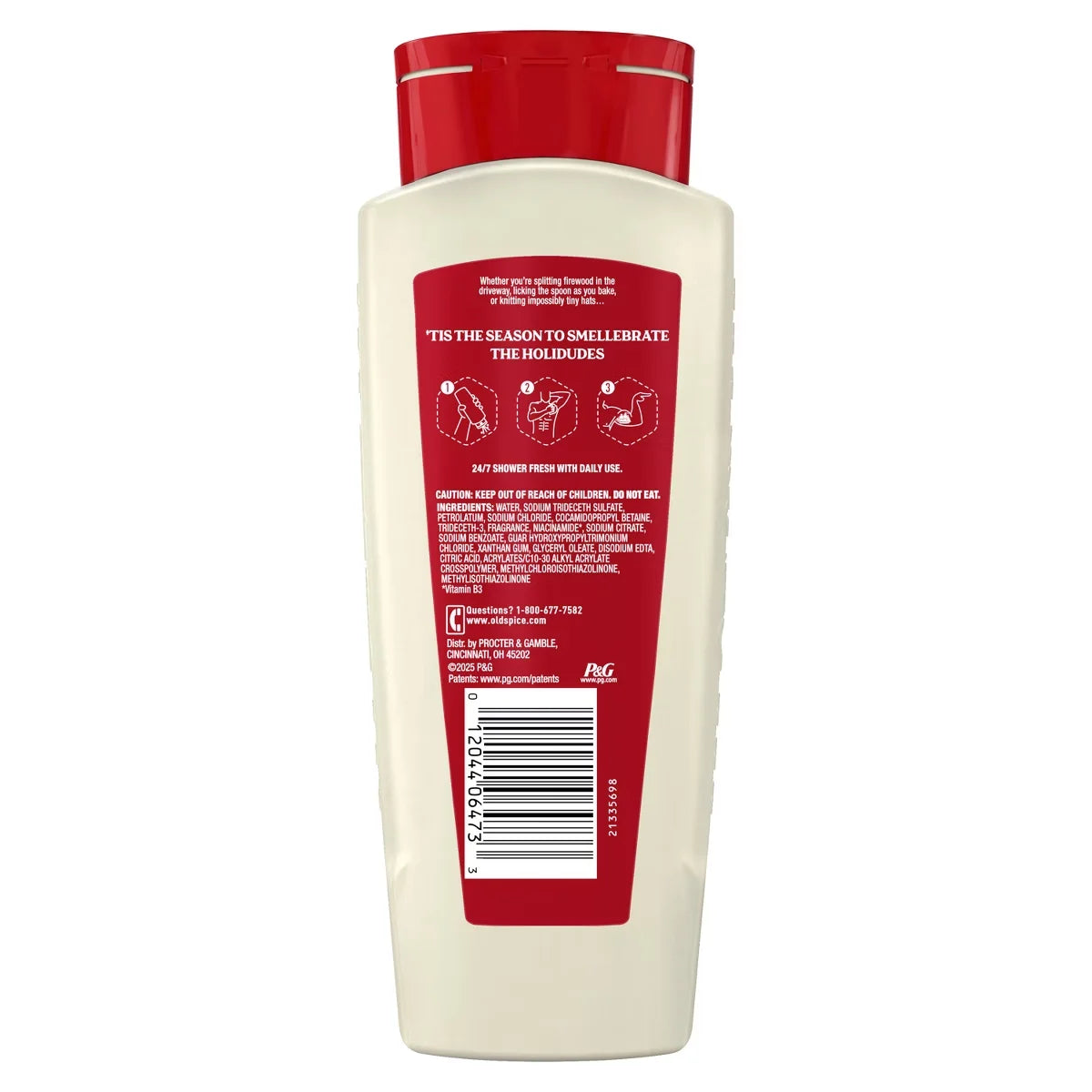 Old Spice Holidudes Body Wash - PumpKing - 16oz: Body Wash, Basic Cleansing, Whole Body, 16 oz Squeeze Bottle
