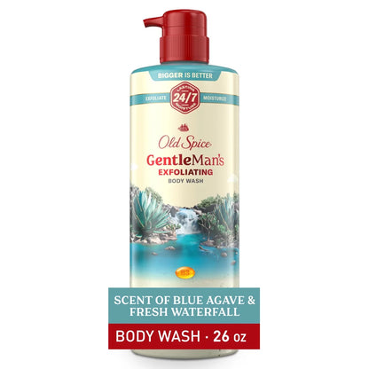 Old Spice GentleMan's Blend Body Wash - Blue Agave - 26oz: Paraben-Free, Sulfate-Free, Liquid, For Normal Skin