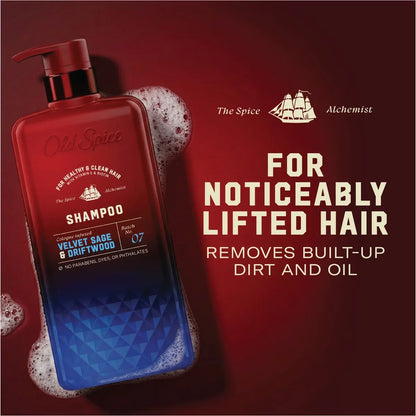 Old Spice x The Spice Alchemist Velvet Sage & Driftwood Cologne Infused Shampoo - 20 fl oz