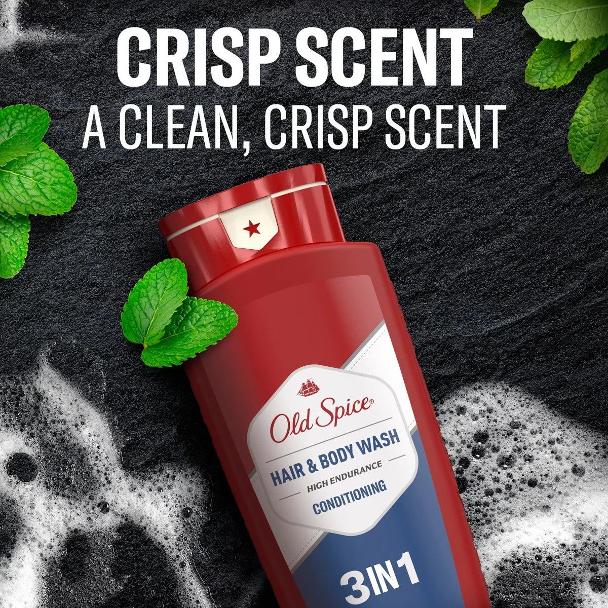 Old Spice High Endurance 3 in 1 Hair Body Wash - 24 fl oz