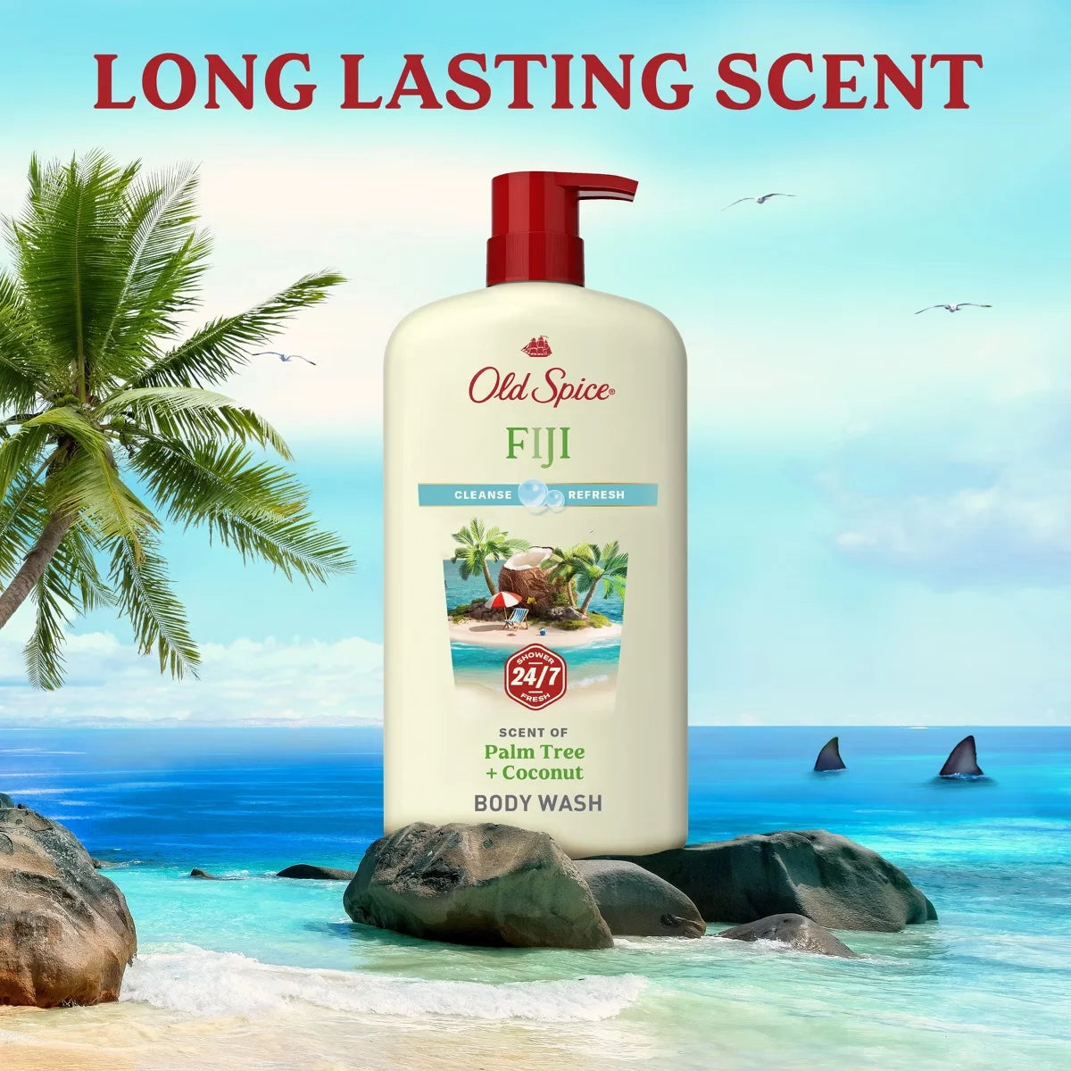 Old Spice Men's Body Wash - Fiji with Palm Tree