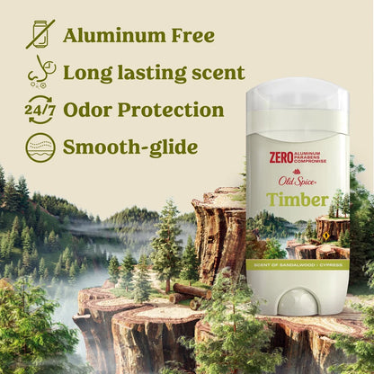 Old Spice Deodorant Fresher Collection Timber with Sandalwood - 3oz
