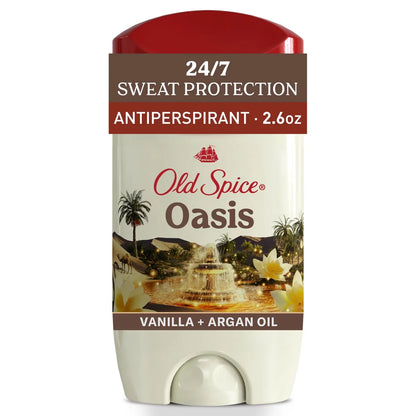 Old Spice Antiperspirant & Deodorant - Invisible Solid - Oasis - 2.6oz: Under Arm, Vanilla Scent, Normal Skin