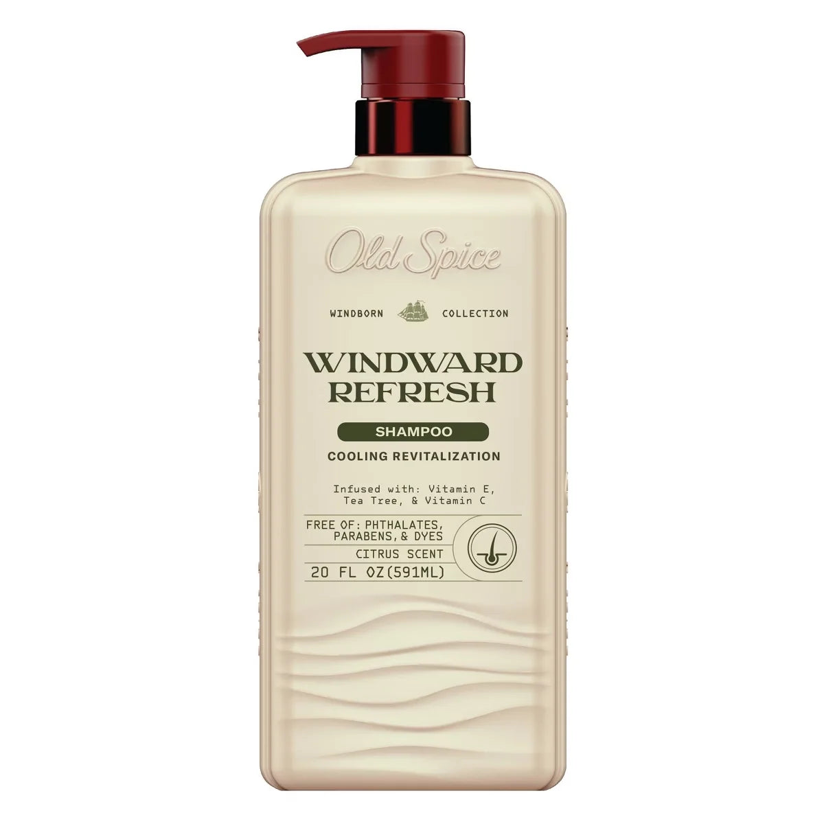 Old Spice Windborn Windward Refreshing Shampoo - 20 fl oz