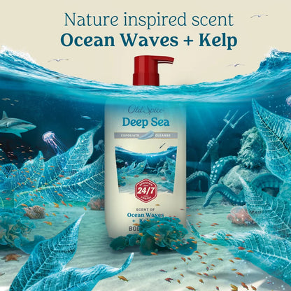 Old Spice Men's Body Wash - Deep Cleanse with Deep Sea Minerals - 30 fl oz