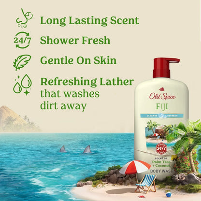 Old Spice Men's Body Wash - Fiji with Palm Tree