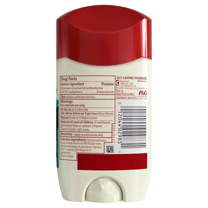 Old Spice Men's Deep Sea with Ocean Elements Antiperspirant & Deodorant - 2.6oz: Fresh Scent, Invisible Solid