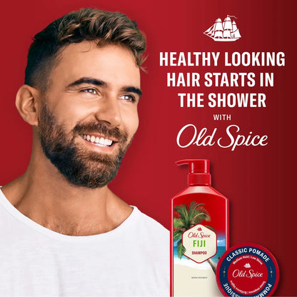 Old Spice Shampoo - 21.9 fl oz: Basic Cleansing, All Hair Types, Tropical Scent, Daily Use