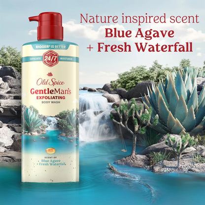 Old Spice GentleMan's Blend Body Wash - Blue Agave - 26oz: Paraben-Free, Sulfate-Free, Liquid, For Normal Skin