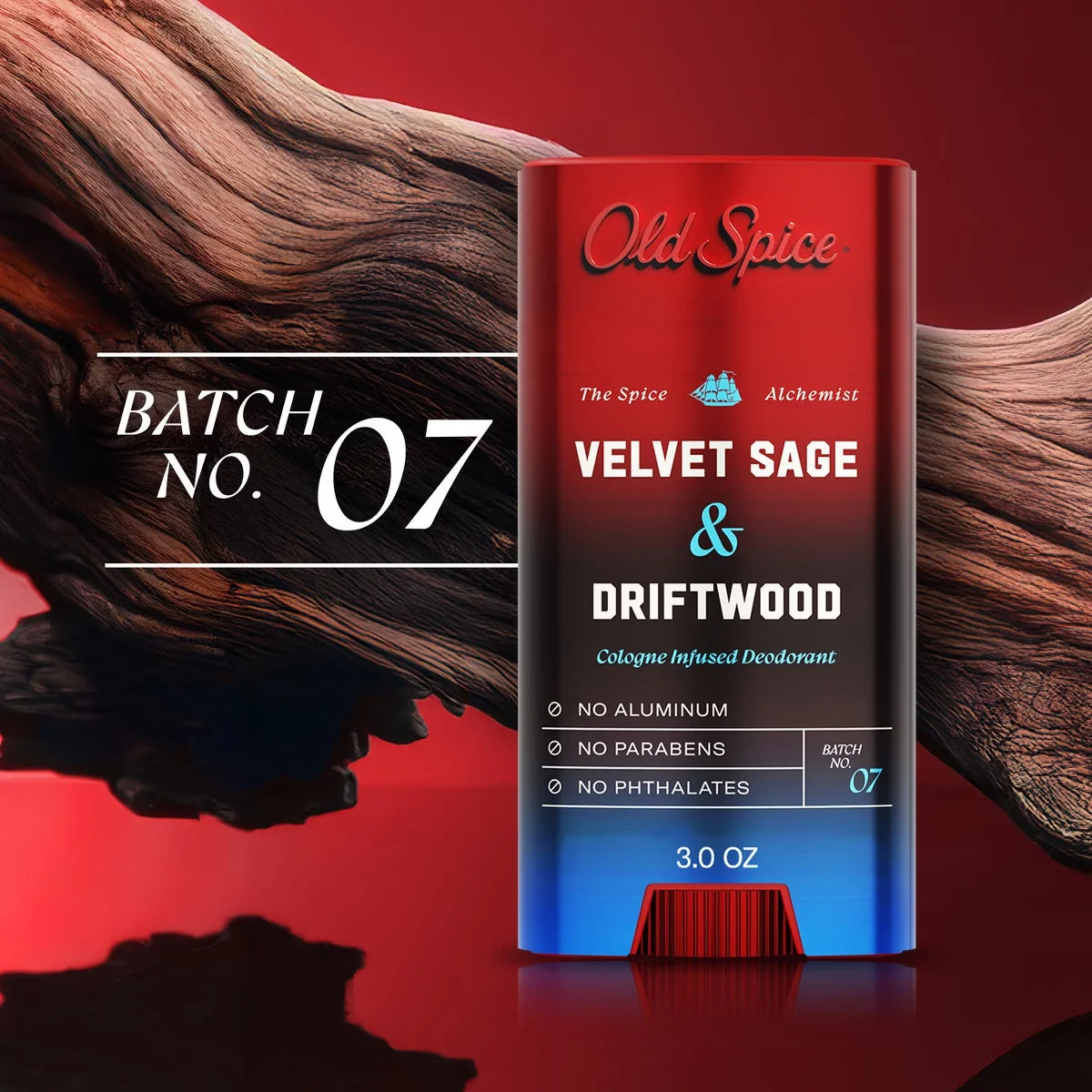 Old Spice x The Spice Alchemist Collection Cologne Infused Deodorant - Velvet Sage and Driftwood - 3oz