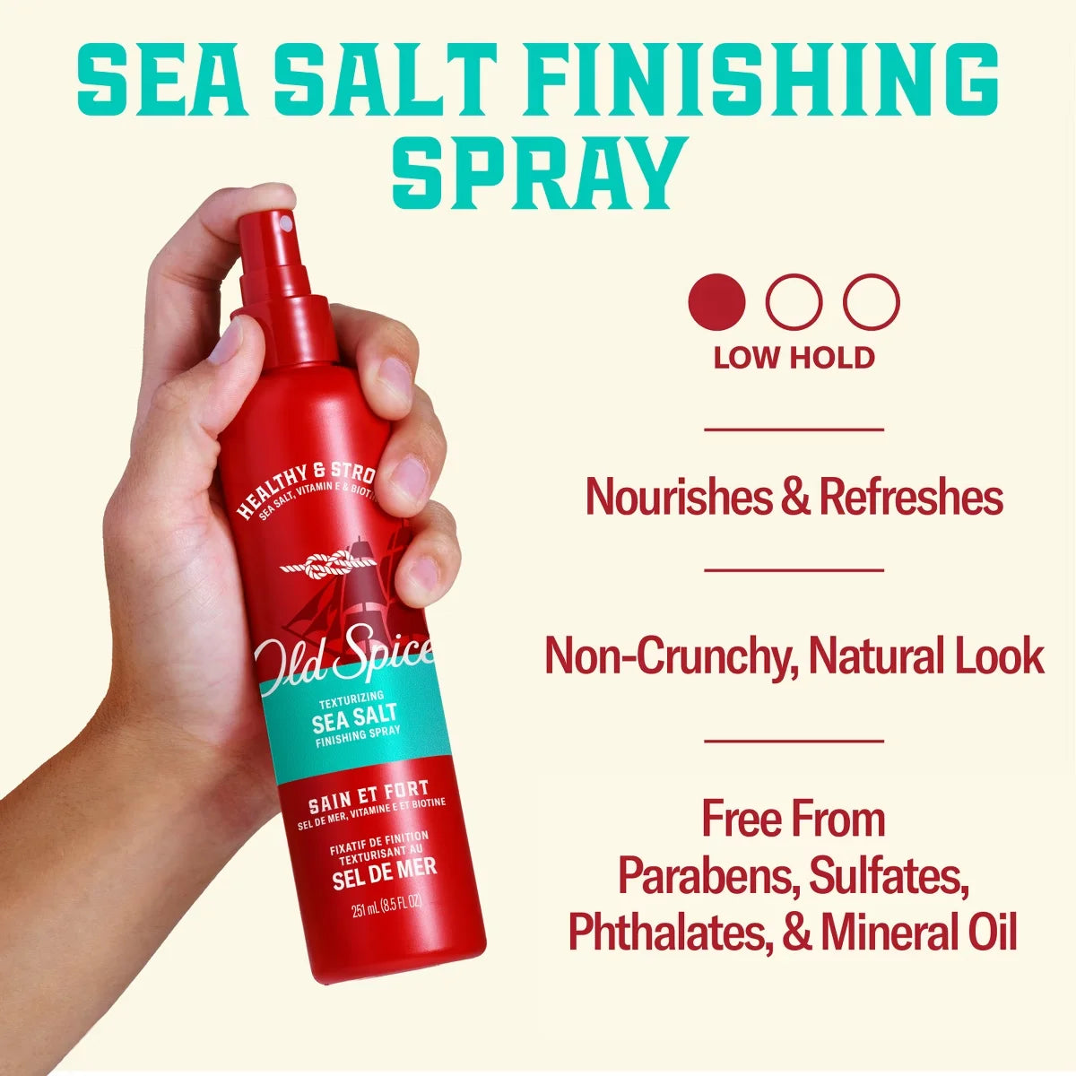 Old Spice Styling Sea Salt Texturizing Spray - 8.5 fl oz