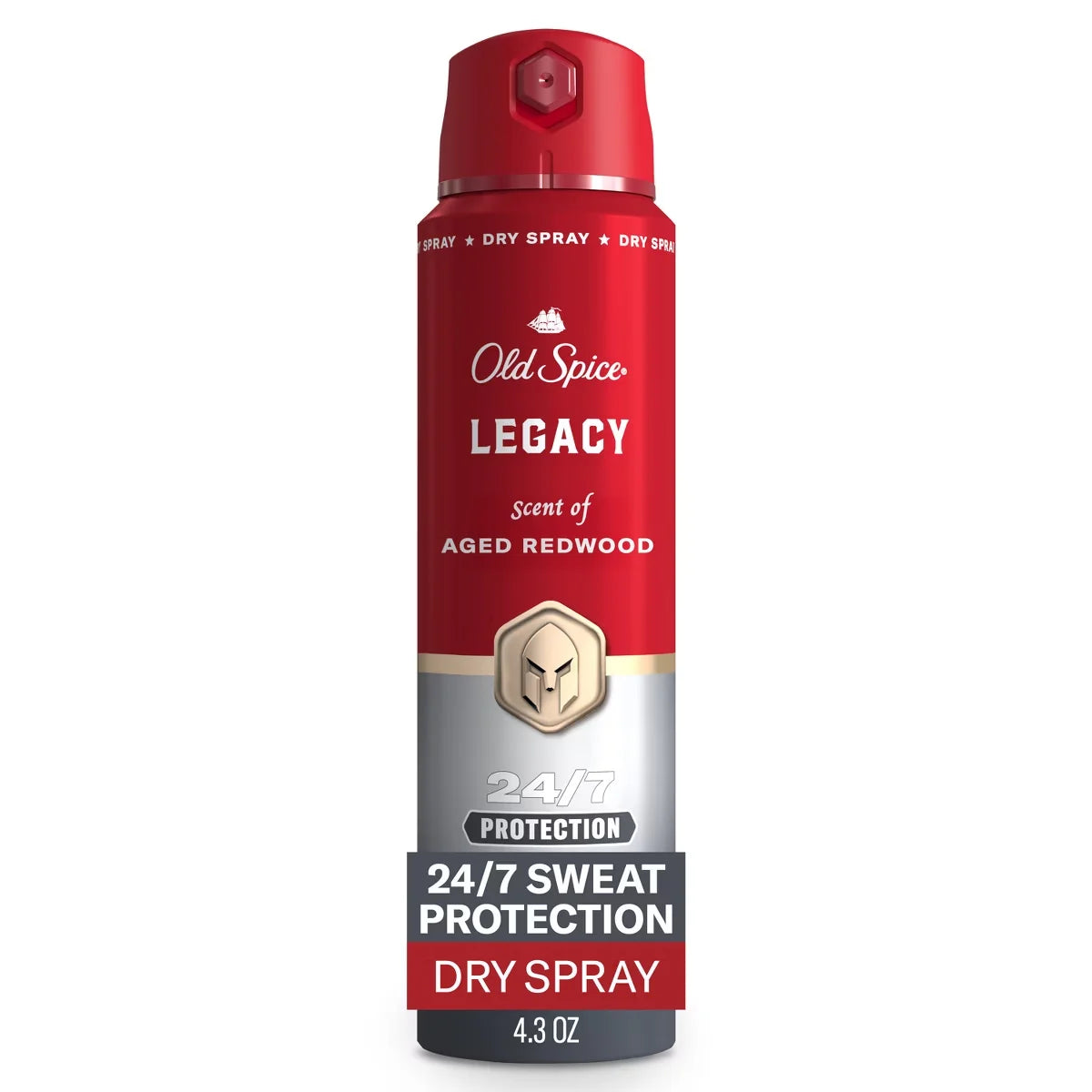 Old Spice Red Collection Men's 48-Hour Odor Protection Antiperspirant Spray - Legacy - 4.3oz