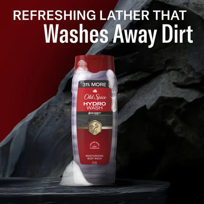 Old Spice Men's Moisturizing Hydro Body Wash - Swagger Scent - 21 fl oz: Liquid, Whole Body, Normal Skin, Deep Hydration