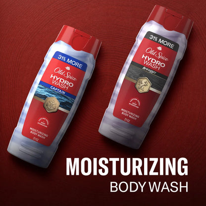Old Spice Men's Moisturizing Hydro Body Wash - Swagger Scent - 21 fl oz: Liquid, Whole Body, Normal Skin, Deep Hydration