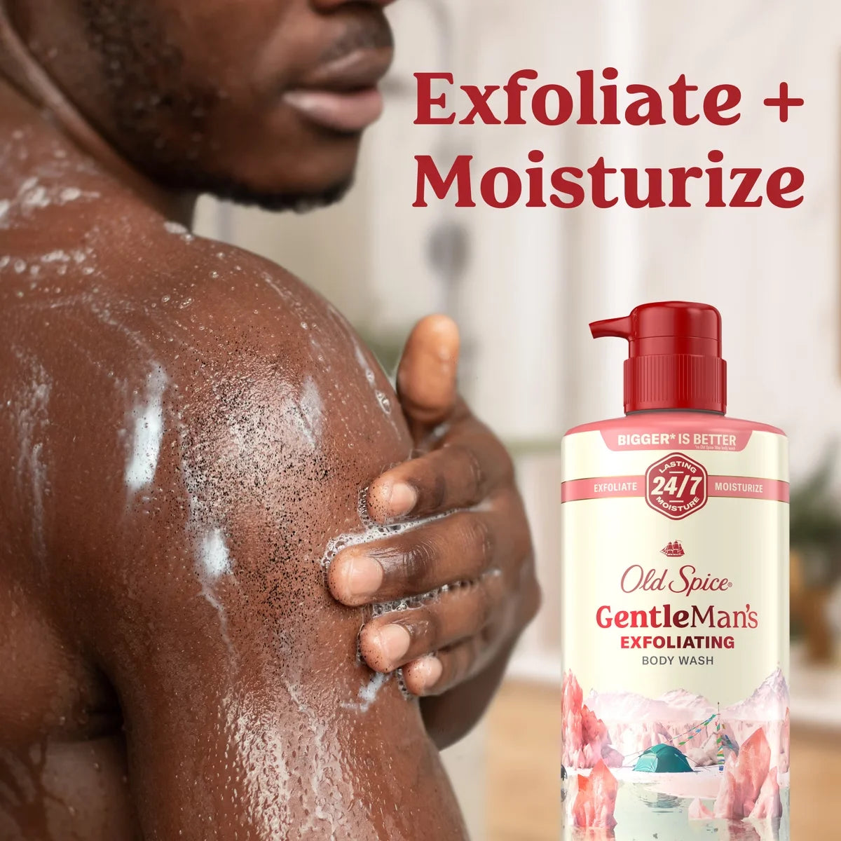 Old Spice GentleMan's Blend Exfoliating Body Wash - Himalayan Sea Salt - 26 fl oz: Whole Body, Pump Bottle, Normal Skin