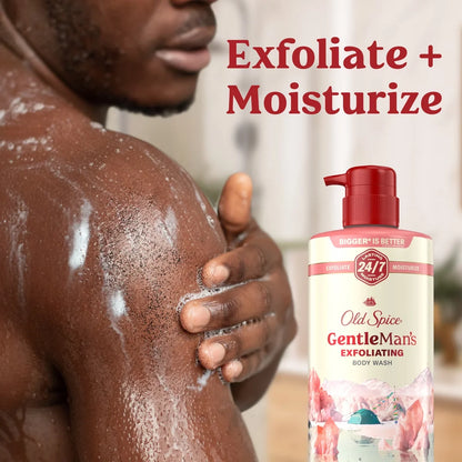 Old Spice GentleMan's Blend Exfoliating Body Wash - Himalayan Sea Salt - 26 fl oz: Whole Body, Pump Bottle, Normal Skin