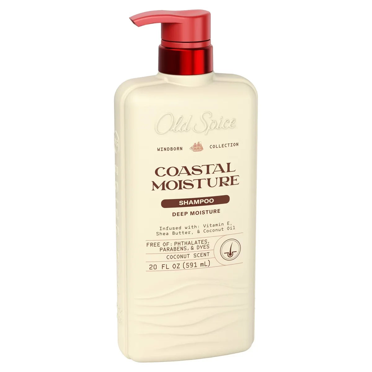 Old Spice Windborn Coastal Moisture Vanilla Shampoo - 20 fl oz