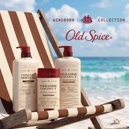 Old Spice Windborn Coastal Moisture Vanilla Shampoo - 20 fl oz