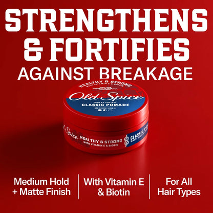 Old Spice Healthy & Strong Classic Hair Pomade - 2.22oz