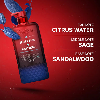 Old Spice x The Spice Alchemist Collection Men's Crafted for Compliments Cologne Infused Body Wash - Velvet Sage and Driftwood Scent - 20 fl oz