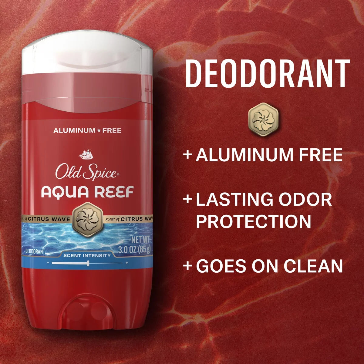 Old Spice Deodorant Aqua Reef Twin Pack - 3oz/2pk