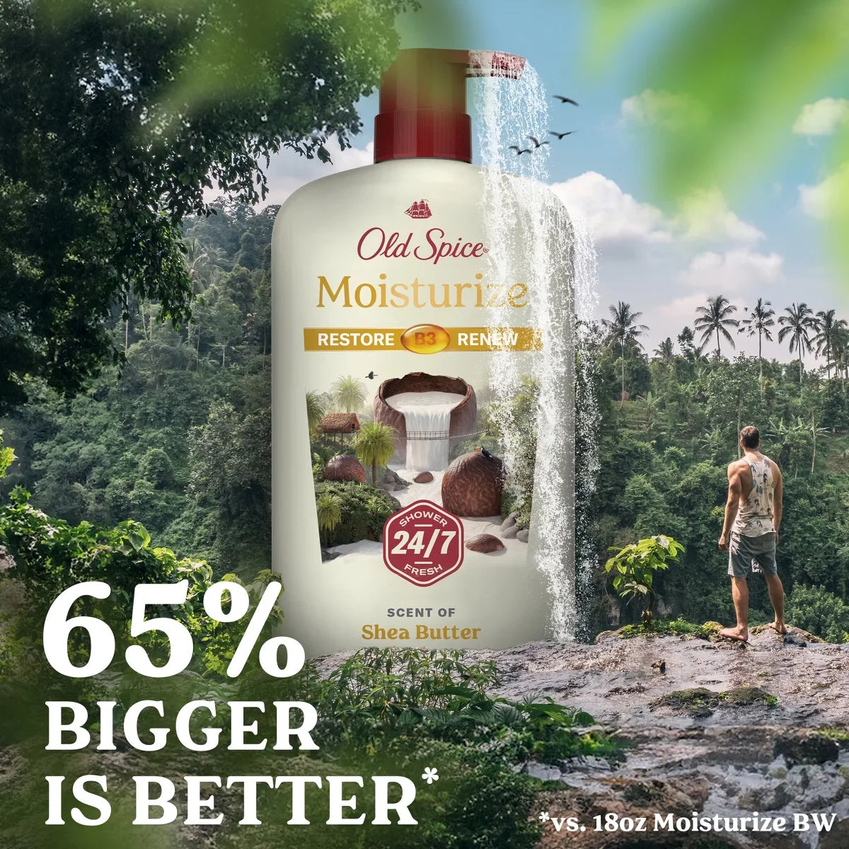 Old Spice Men's Body Wash - Moisturize with Shea Butter