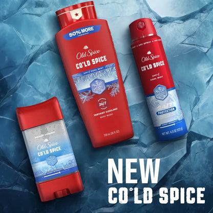 Old Spice Red Collection Men's Long-Lasting Fragrance Refreshing Clean Body Wash - Cold Spice Scent - 24 fl oz