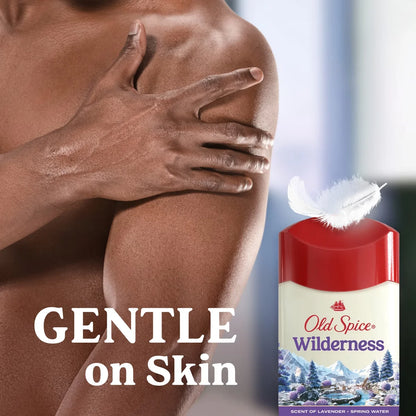 Old Spice Men's Wilderness with Lavender Antiperspirant & Deodorant - 2.6oz: Invisible Solid, Normal Skin Type