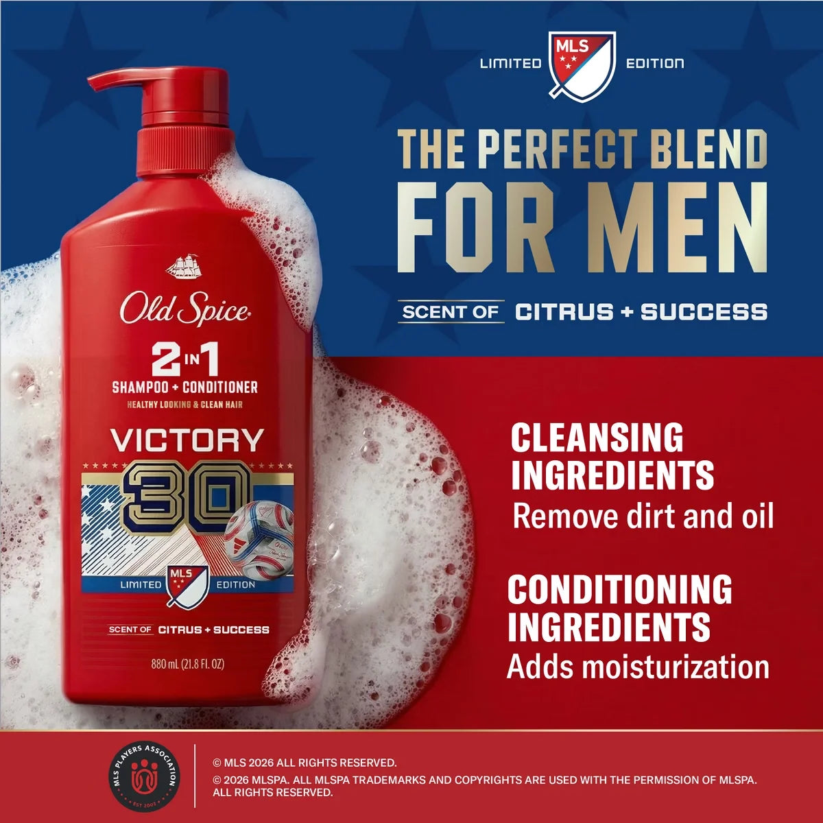Old Spice Limited Edition 2-in-1 Shampoo and Conditioner - 21.9 fl oz