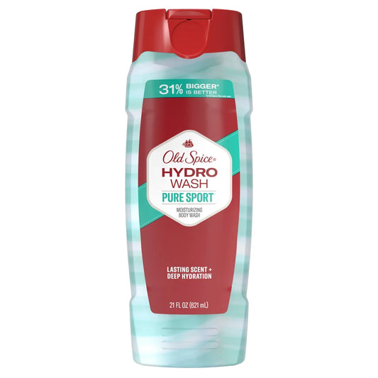 Old Spice Men's Moisturizing Hydro Body Wash - Pure Sport Plus - 21 fl oz