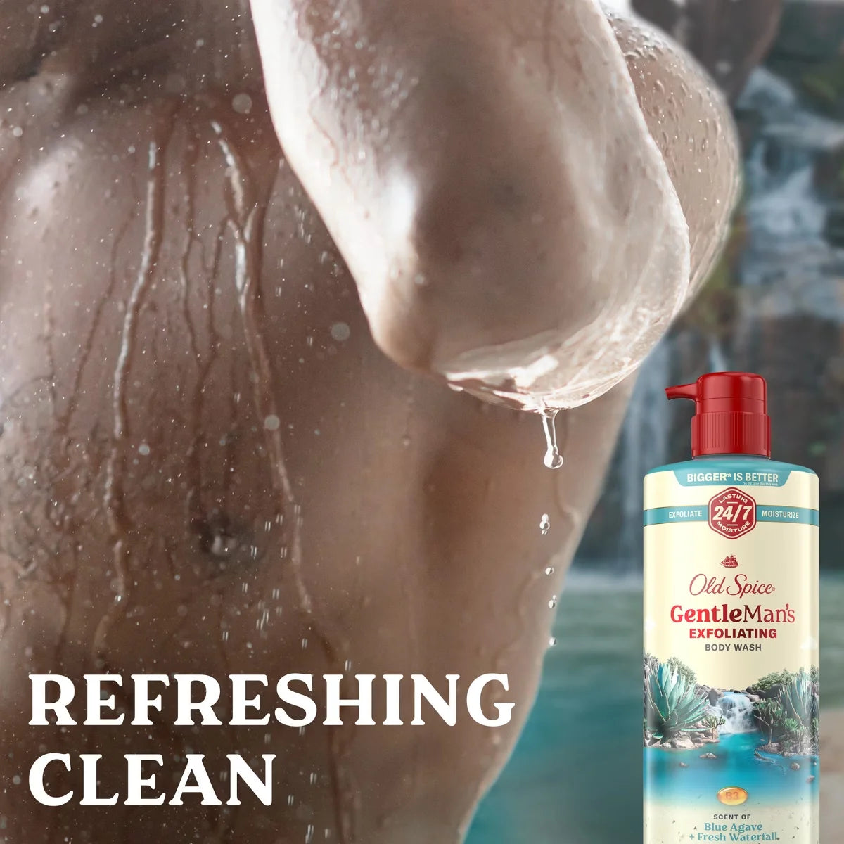 Old Spice GentleMan's Blend Body Wash - Blue Agave - 26oz: Paraben-Free, Sulfate-Free, Liquid, For Normal Skin