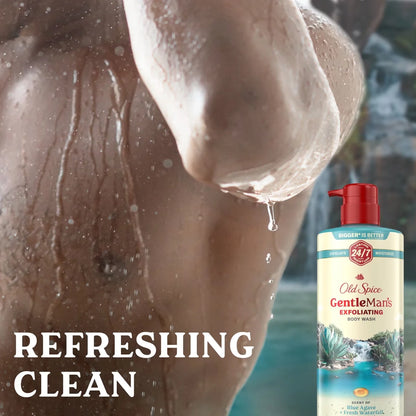 Old Spice GentleMan's Blend Body Wash - Blue Agave - 26oz: Paraben-Free, Sulfate-Free, Liquid, For Normal Skin