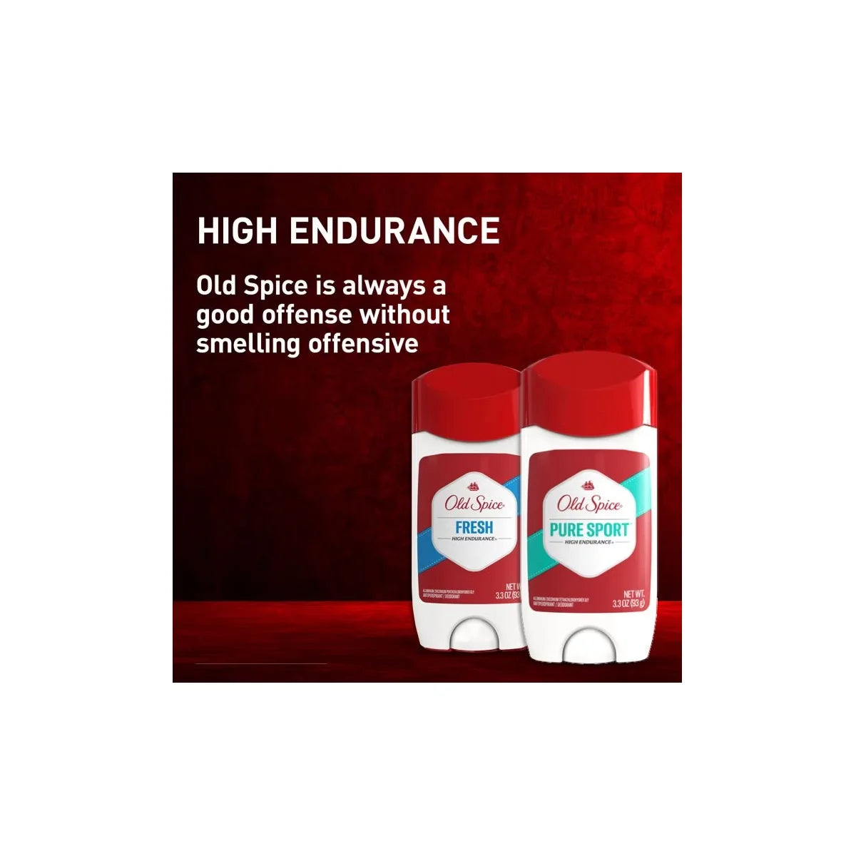 Old Spice High Endurance Antiperspirant & Deodorant for Men - 3.3oz/2pk