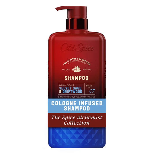 Old Spice x The Spice Alchemist Velvet Sage & Driftwood Cologne Infused Shampoo - 20 fl oz