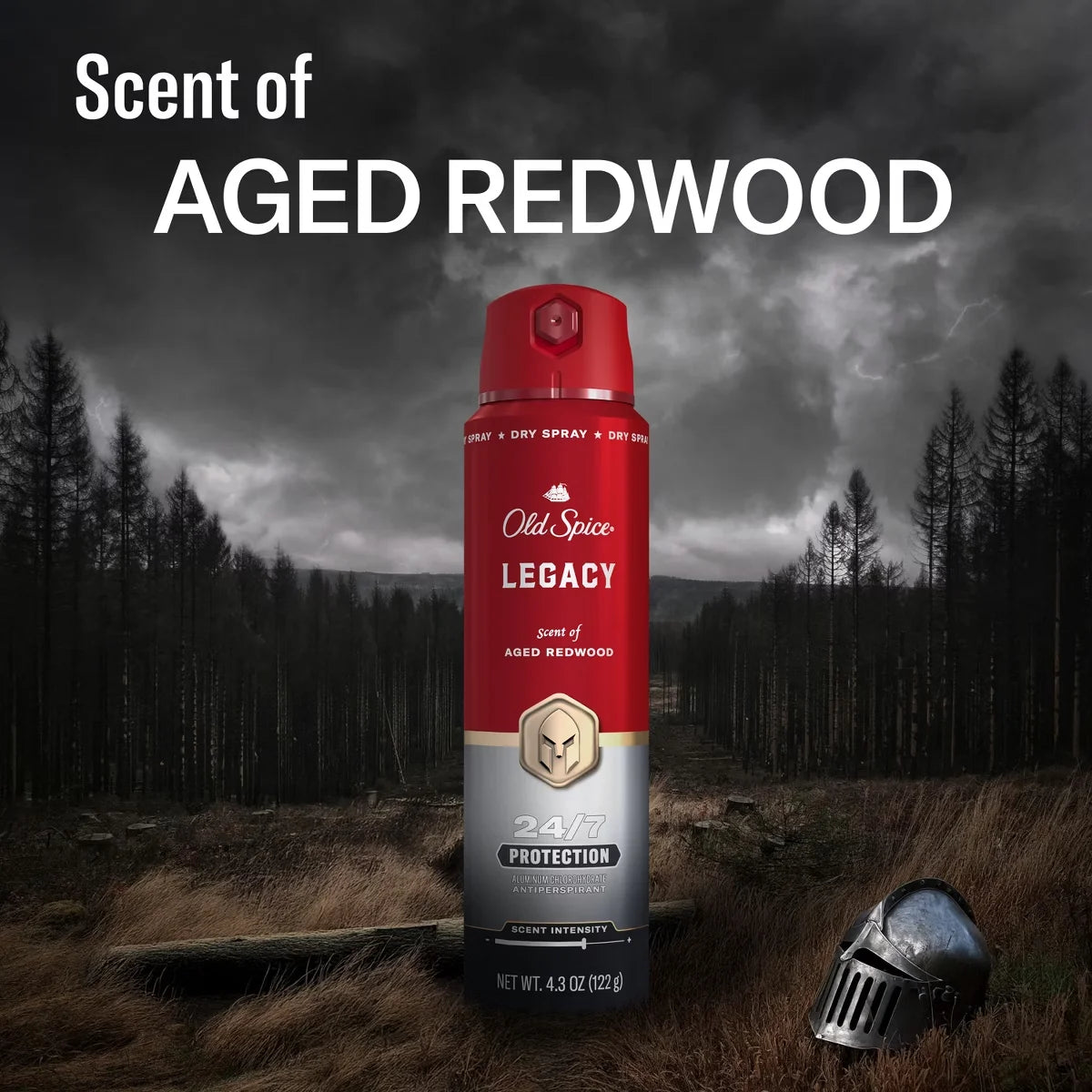 Old Spice Red Collection Men's 48-Hour Odor Protection Antiperspirant Spray - Legacy - 4.3oz