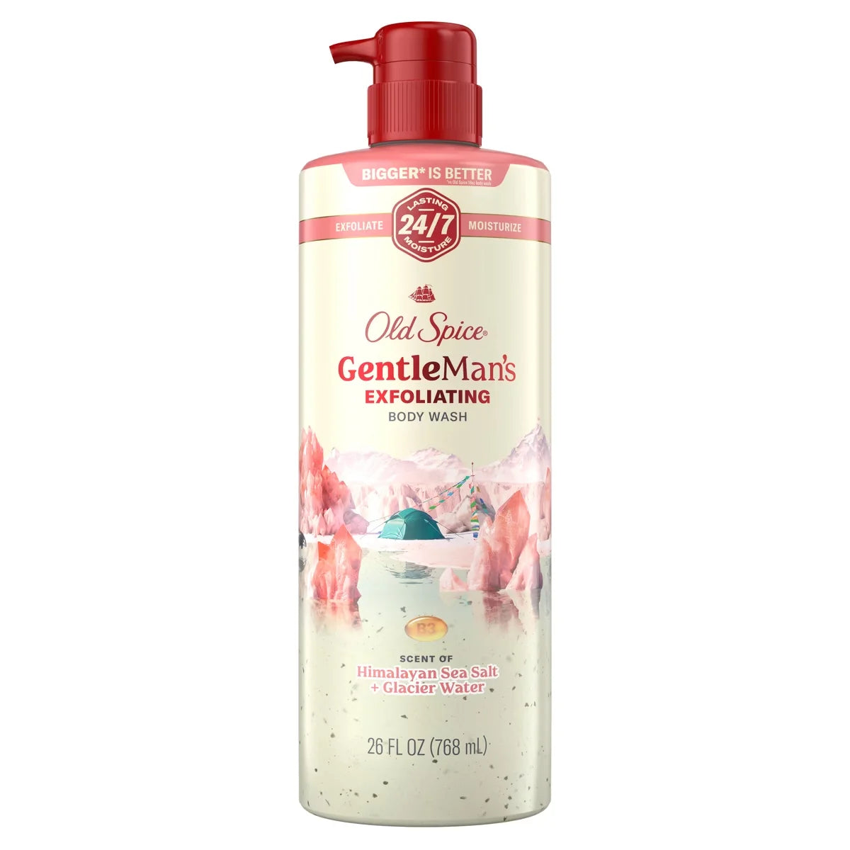 Old Spice GentleMan's Blend Exfoliating Body Wash - Himalayan Sea Salt - 26 fl oz: Whole Body, Pump Bottle, Normal Skin