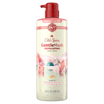 Old Spice GentleMan's Blend Exfoliating Body Wash - Himalayan Sea Salt - 26 fl oz: Whole Body, Pump Bottle, Normal Skin