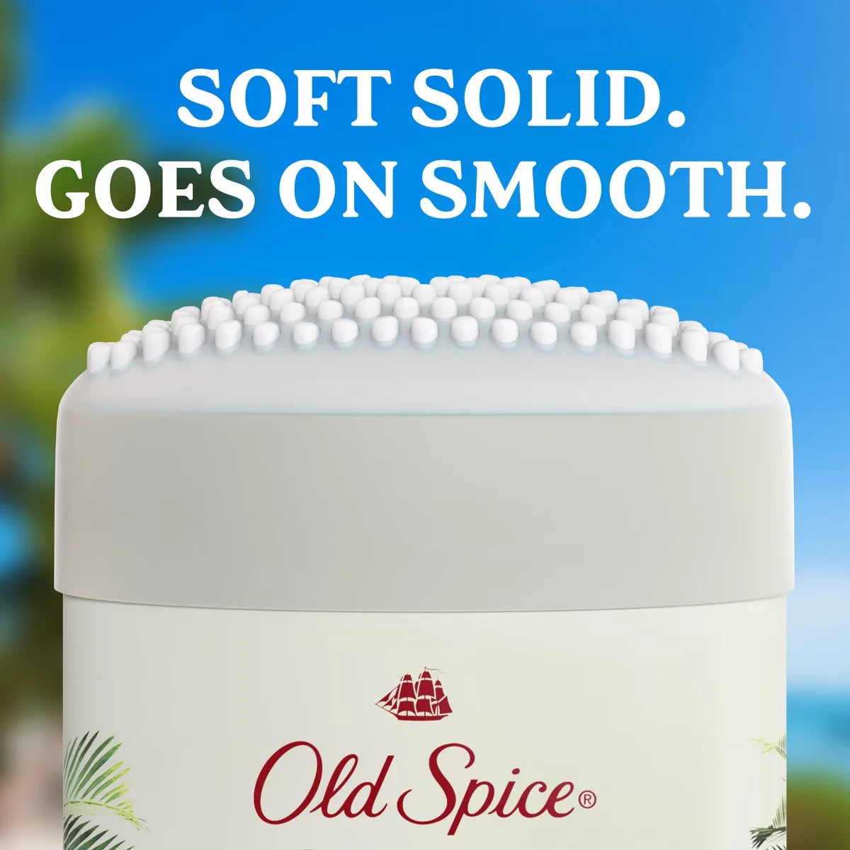 Old Spice Men's Antiperspirant & Deodorant Fiji Scent - 2.6oz: Invisible Solid, Under Arm Application, Animal By-Product-Free