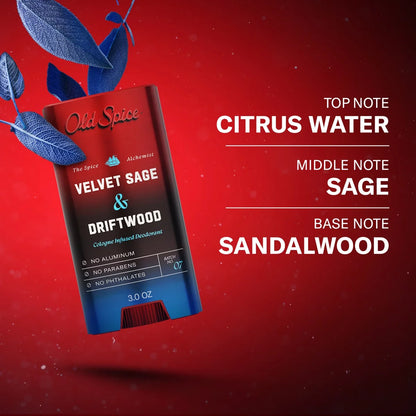 Old Spice x The Spice Alchemist Collection Cologne Infused Deodorant - Velvet Sage and Driftwood - 3oz