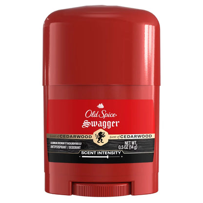 Old Spice Red Zone Swagger Invisible Solid - Trial Size - 0.5oz: Under Arm, Sulfate-Free, Lime & Cedar, Normal Skin