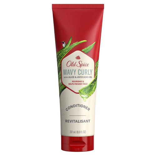 Old Spice Wavy Curly Hair Conditioner with Aloe and Avocado Oil - 8 fl oz: Curl Enhancing, All Hair Types, Contains Aloe and Avocado