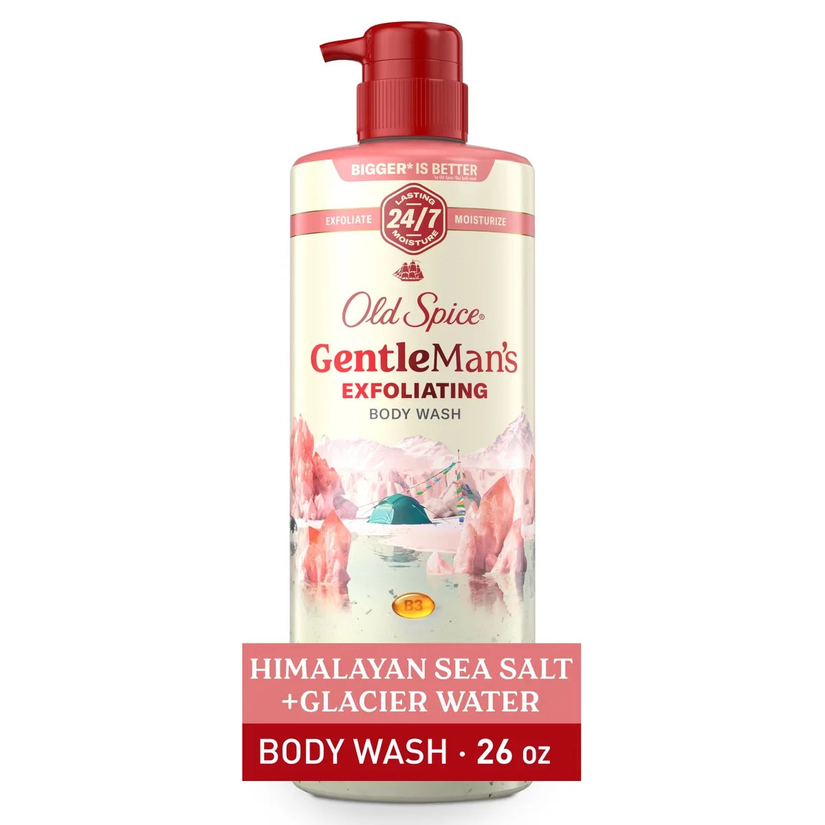 Old Spice GentleMan's Blend Exfoliating Body Wash - Himalayan Sea Salt - 26 fl oz: Whole Body, Pump Bottle, Normal Skin