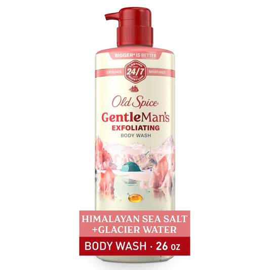 Old Spice GentleMan's Blend Exfoliating Body Wash - Himalayan Sea Salt - 26 fl oz: Whole Body, Pump Bottle, Normal Skin